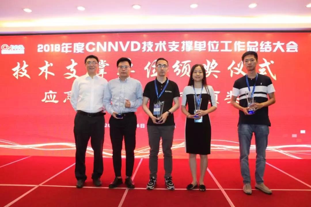 2018��ȹ�����Ϣ�徲���⣨CNNVD������֧�ֵ�λ�ܽ�������֧�ֵ�λ�佱��ʽ